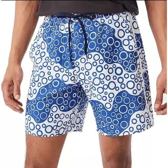 NWT Outdoor Voices Men’s SolarCool 5" Beach Short In Bubbles Size XS - Picture 1 of 7